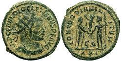 1 Antoninianus Roman Empire (27BC-395) Bronze Diocletian (244-311)