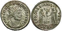 1 Antoninianus Roman Empire (27BC-395) Bronze Maximianus (250-310)