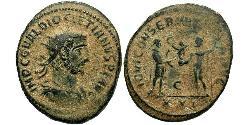 1 Antoninianus Roman Empire (27BC-395) Bronze Diocletian (244-311)