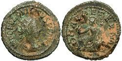 1 Antoninianus Roman Empire (27BC-395) Bronze Quietus (?-261)