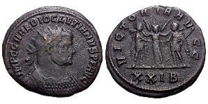 1 Antoninianus Roman Empire (27BC-395) Bronze Diocletian (244-311)