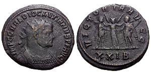 1 Antoninianus Roman Empire (27BC-395) Bronze Diocletian (244-311)