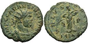 1 Antoninianus Roman Empire (27BC-395) Bronze Carausius (?-293)