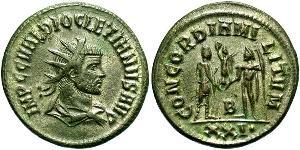 1 Antoninianus Roman Empire (27BC-395) Bronze Diocletian (244-311)