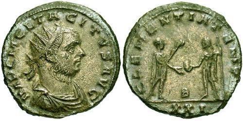 1 Antoninianus Roman Empire (27BC-395) Bronze Tacitus (200-276)