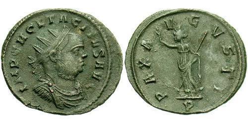 1 Antoninianus Roman Empire (27BC-395) Bronze Tacitus (200-276)