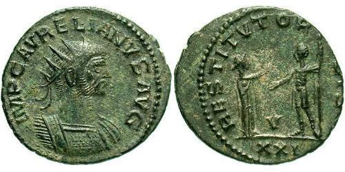 1 Antoninianus Roman Empire (27BC-395) Bronze Aurelian (215-275)