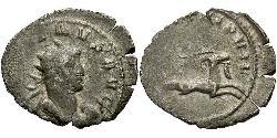 1 Antoninianus Roman Empire (27BC-395) Copper/Silver Gallienus (218-268)