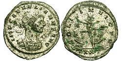 1 Antoninianus Roman Empire (27BC-395) Copper/Silver Aurelian (215-275)