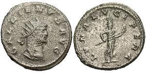 1 Antoninianus Roman Empire (27BC-395) Copper/Silver Gallienus (218-268)