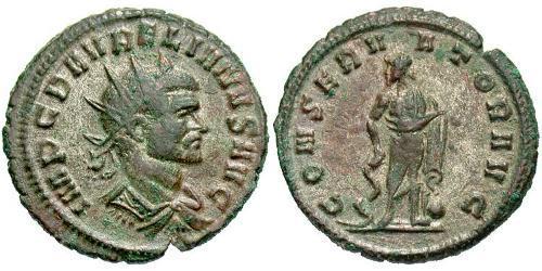 1 Antoninianus Roman Empire (27BC-395) Copper/Silver Aurelian (215-275)