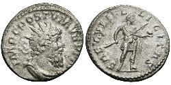 1 Antoninianus Gallic Empire (260-274) Silver Postumus (260-268)