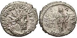 1 Antoninianus Gallic Empire (260-274) Silver Postumus (260-268)