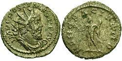 1 Antoninianus Gallic Empire (260-274) Silver Postumus (260-268)