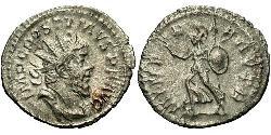 1 Antoninianus Gallic Empire (260-274) Silver Postumus (260-268)