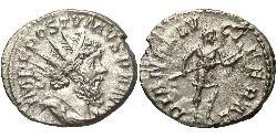 1 Antoninianus Gallic Empire (260-274) Silver Postumus (260-268)