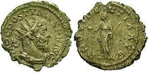 1 Antoninianus Gallic Empire (260-274) Silver Postumus (260-268)