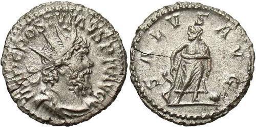 1 Antoninianus Gallic Empire (260-274) Silver Postumus (260-268)