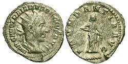 1 Antoninianus Roman Empire (27BC-395) Silver Trajan Decius (201-251)