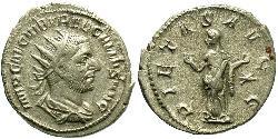 1 Antoninianus Roman Empire (27BC-395) Silver Trebonianus Gallus (206-253)