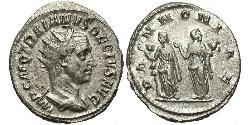 1 Antoninianus Roman Empire (27BC-395) Silver Trajan Decius (201-251)