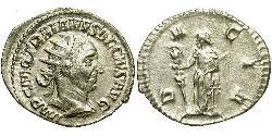 1 Antoninianus Roman Empire (27BC-395) Silver Trajan Decius (201-251)