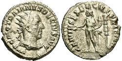 1 Antoninianus Roman Empire (27BC-395) Silver Trajan Decius (201-251)