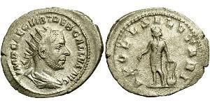 1 Antoninianus Roman Empire (27BC-395) Silver Trebonianus Gallus (206-253)