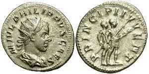 1 Antoninianus Roman Empire (27BC-395) Silver Philip II (237-249)