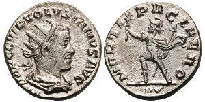 1 Antoninianus Roman Empire (27BC-395) Silver Volusianus (235-253)