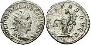 1 Antoninianus Roman Empire (27BC-395) Silver Trajan Decius (201-251)