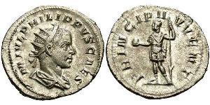 1 Antoninianus Roman Empire (27BC-395) Silver Philip II (237-249)