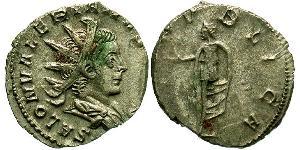 1 Antoninianus Roman Empire (27BC-395) Silver Saloninus (242 - 260)