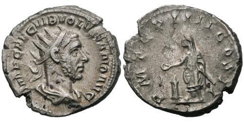 1 Antoninianus Roman Empire (27BC-395) Silver Volusianus (235-253)