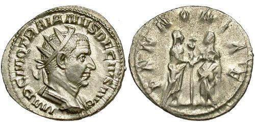 1 Antoninianus Roman Empire (27BC-395) Silver Trajan Decius (201-251)