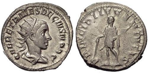 1 Antoninianus Roman Empire (27BC-395) Silver Herennius Etruscus (227-251)