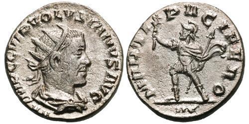 1 Antoninianus Roman Empire (27BC-395) Silver Volusianus (235-253)
