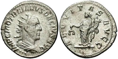 1 Antoninianus Roman Empire (27BC-395) Silver Trajan Decius (201-251)