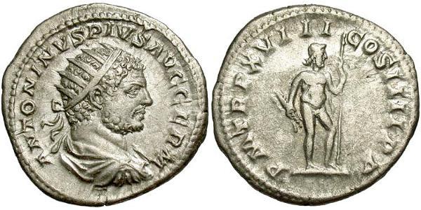1 Antoninianus Roman Empire (27BC-395) Silver Caracalla (188-217)
