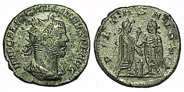 1 Antoninianus Roman Empire (27BC-395) Silver Valerian I (193-260) / Gallienus (218-268)