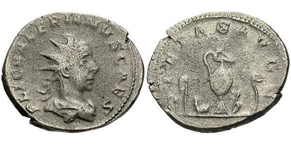 1 Antoninianus Roman Empire (27BC-395) Silver Valerian II (?-258)