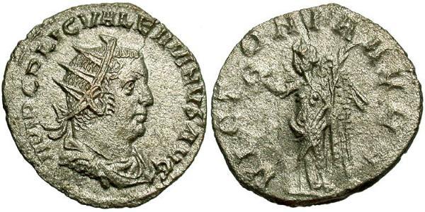 1 Antoninianus Roman Empire (27BC-395) Silver Valerian I (193-260)