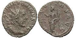 1 Antoninianus Gallic Empire (260-274)  Victorinus (?-271)