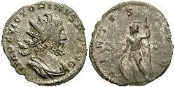 1 Antoninianus Gallic Empire (260-274)  Victorinus (?-271)