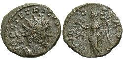 1 Antoninianus Gallic Empire (260-274)  Tetricus I (?-273)