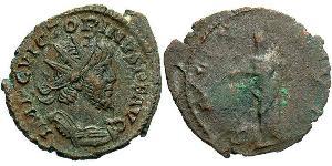 1 Antoninianus Gallic Empire (260-274)  Victorinus (?-271)