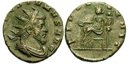 1 Antoninianus Gallic Empire (260-274)  Postumus (260-268)