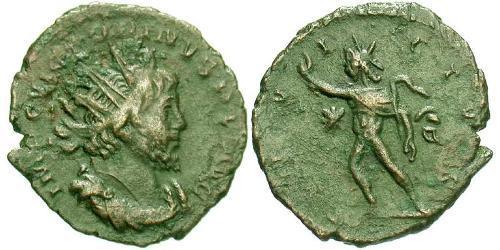 1 Antoninianus Gallic Empire (260-274)  Victorinus (?-271)