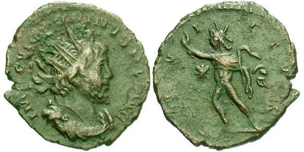 1 Antoninianus Gallic Empire (260-274)  Victorinus (?-271)