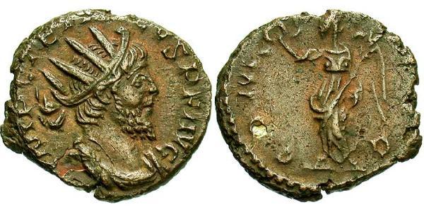 1 Antoninianus Gallic Empire (260-274)  Tetricus I (?-273)